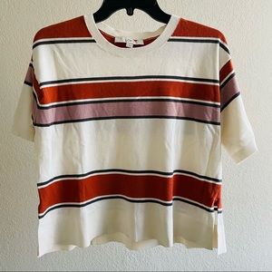 Soft short sleeve knit top